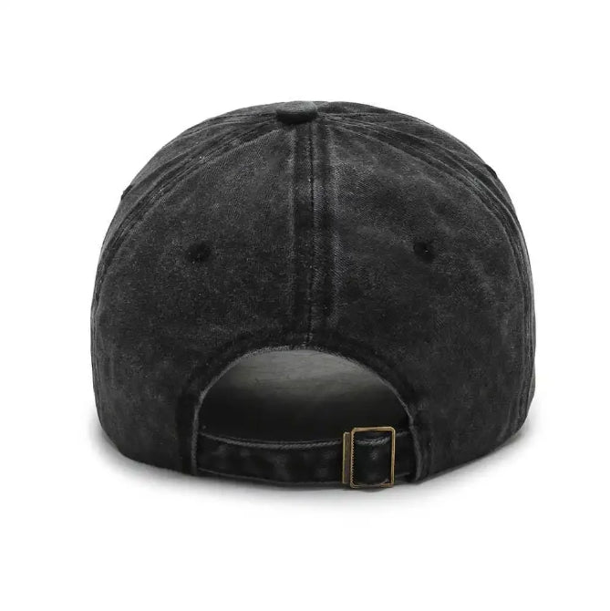 Unisex Vintage 3D Letter Embroidery Baseball Cap Men Women Cotton Adjustable Casual Hat Hip Hop Streetwear Sun Hats