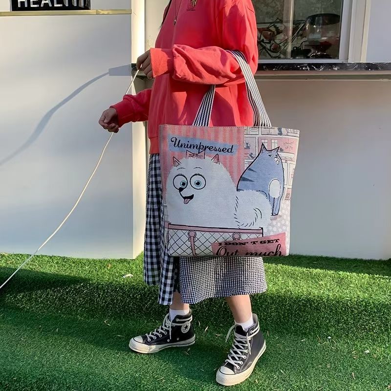 Large capacity shoulder bag canvas bag Crossbody bag for women handbags