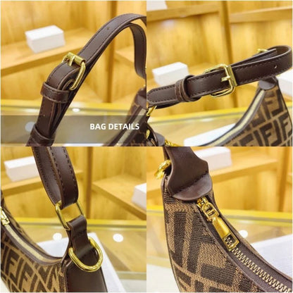 Mateamoda Elegant Designer Monogram Hobo Underarm Bag