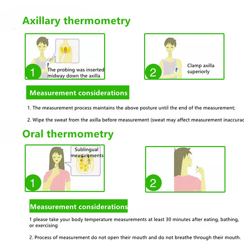 Precision Household Thermometer Digital Baby/Adult thermometer LCD Temperature Measurement Baby Heating Oral Thermometer Tools Care Baby Child Infant Kids & Maternity Products