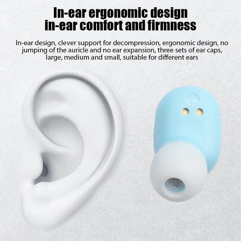 RichRipple A6S Plus Bluetooth Earphone TWS Sports Earbuds Touch Mini Wireless Bluetooth Earpods 5.0 Touch Earphone