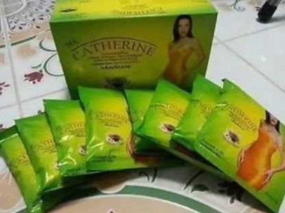 SLIMMING TEA Catherine Tea Chrysanthemum Herbal Weightloss - 32 Bags Green