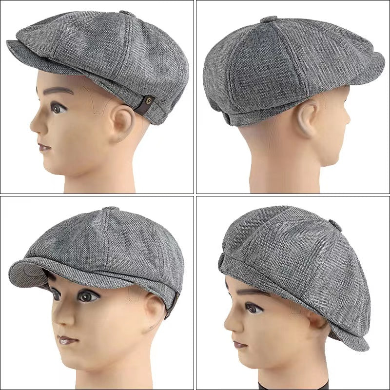 New Arrival Hot sale Retro Newsboy Caps Men Octagonal Hats British Painters Hats Spring Summer Berets Herringbone Flat Caps Hip Hop Berets