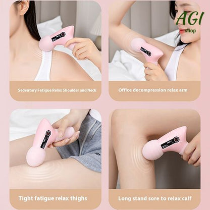 2024 Mini Vibration Massage Gun Rechargeable Wireless, Electric Massager Gun Muscle Relaxation Massager Promote Blood Circulation Professional Fitness Portable Electric Fascia Gun
