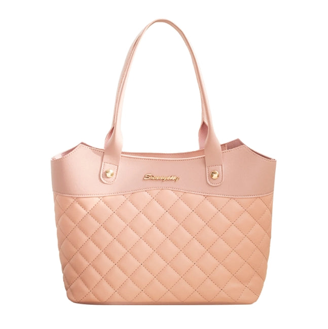 PU Leather Tote Bag Simple Style Elegant Wild Street Women Large Handbag