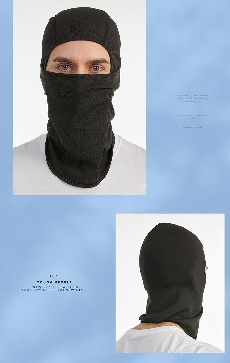 Outdoor sports riding mask balaclavas windproof dustproof breathable male and female motorcycle head cover facial sunscreen head set