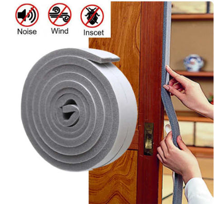 Door Window Sealing Strips Sound-Proof Foam Weatherstrip Noise Insulation Draft Excluder Bottom Seal Strip Blocker Wind Guard