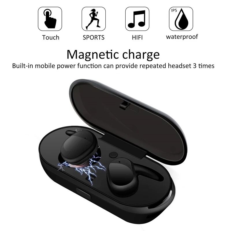 Y30 TWS Wireless Earphones 5.0 Noise Cancelling Earpods Bluetooth Earphones Earbuds For For Android & IOS Smart Phones