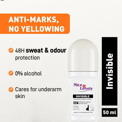 Nice & Lovely Invisible Roll On50Ml