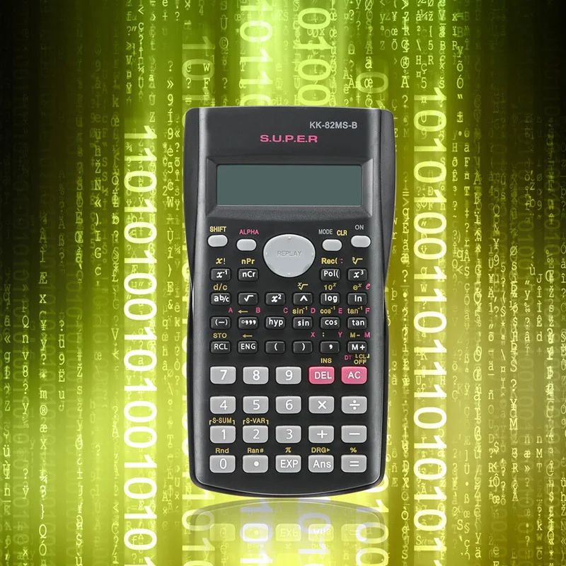 Scientific Calculator with 240 Functions and 2-Line Screen Multi-purpose Portable Student Calculator for Math Teaching ,Display Digital LCD Scientific Calculator