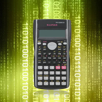 Scientific Calculator with 240 Functions and 2-Line Screen Multi-purpose Portable Student Calculator for Math Teaching ,Display Digital LCD Scientific Calculator