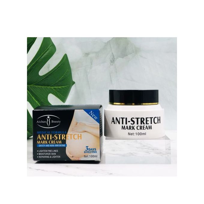 Aichun Beauty Anti-Stretch Mark Cream - Lightens Fine Lines, Moisturizes Skin, Repairing