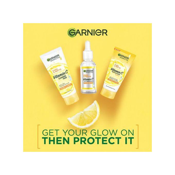 Garnier Even & Matte Vitamin C Cleansing Foam 100Ml