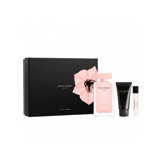 Narciso Rodriguez for Her EDP 3 Piece Gift with BL & Mini Perfume
