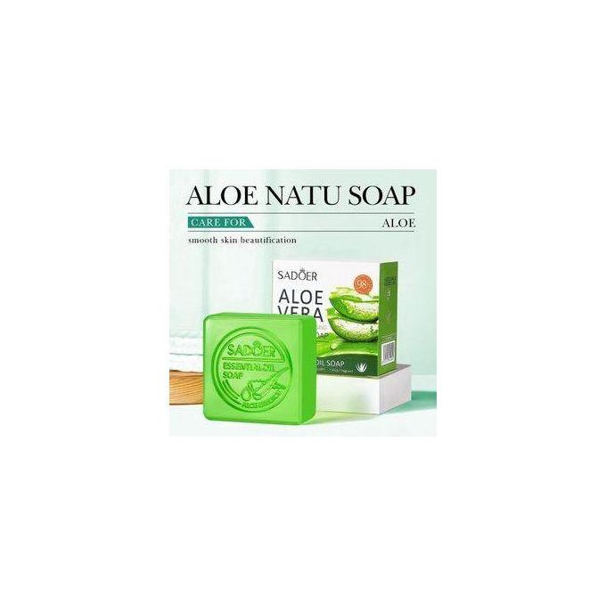 Natural Aloe Vera Smooth Cleansing Natural Soap - 100g