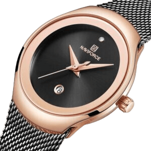 NAVIFORCE 5004L Black Women Fashion Wrist Watch