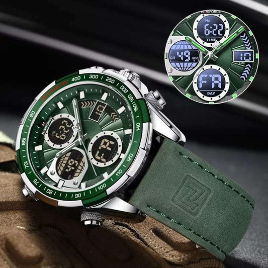 NAVIFORCE Leather Men Watches