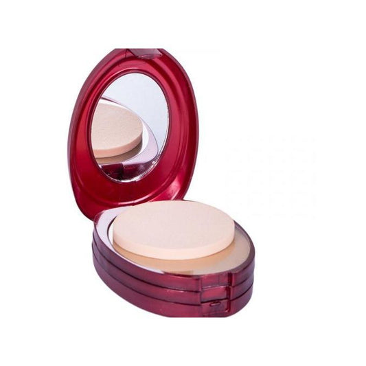 Roseleaf 3-in-1 Compact Pressed Powder And Eye Shadow