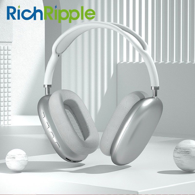 RichRipple P9 Air Max Wireless Bluetooth Headphones Sports Gaming Wireless Headset Noise Reduction Earphone With Microphone Supports TF
