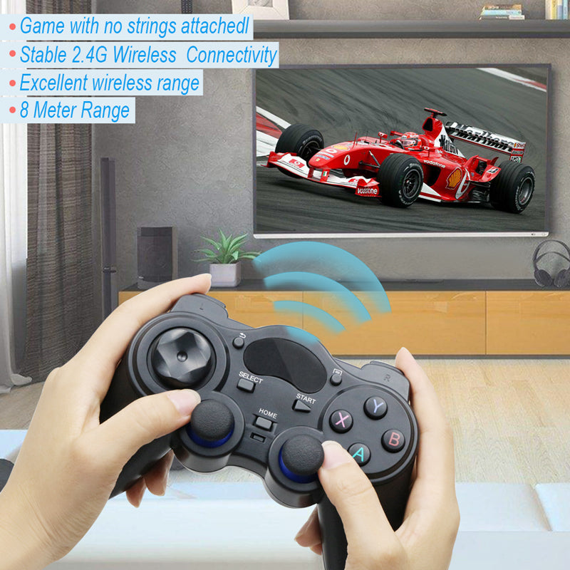 850 wireless game handle, Bluetooth compatible 2.4 G controller game joystick, with receiver TV computer handle, flexible operation and game experience