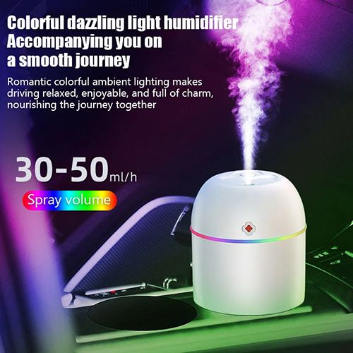 220ML Air Humidifier Home USB Bottle Aroma Essential Oil Diffuser LED Backlight For Home Car USB Fogger Mist Maker with LED Night Lamp 2023 Mist Maker Refresher