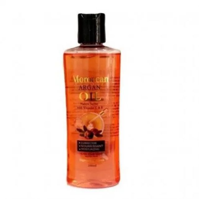 Moroccan Argan Oil 200ml Natural Morrocan Argan Oil Vitamin C & E Included.