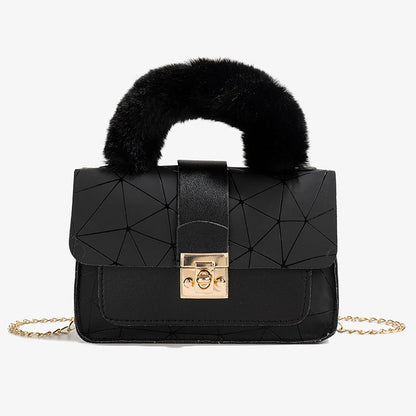 Bag female new niche bag geometric gradient small square bag crossbody bag