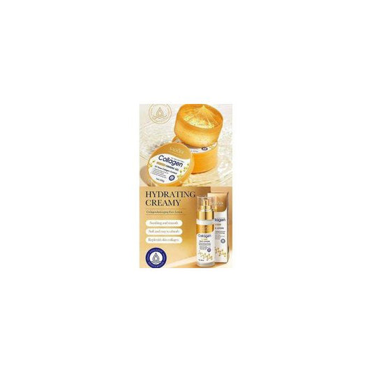 NEW Collagen Anti-aging Face Lotion+Collagen Anti-aging firming gel for smooth and bright young face