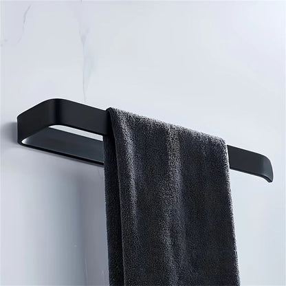 1pc Wall Mounted Toilet Paper Holder No Punching Tissue Towel Roll Bathroom Towel Rack Bathroom Accessories Material Plastic