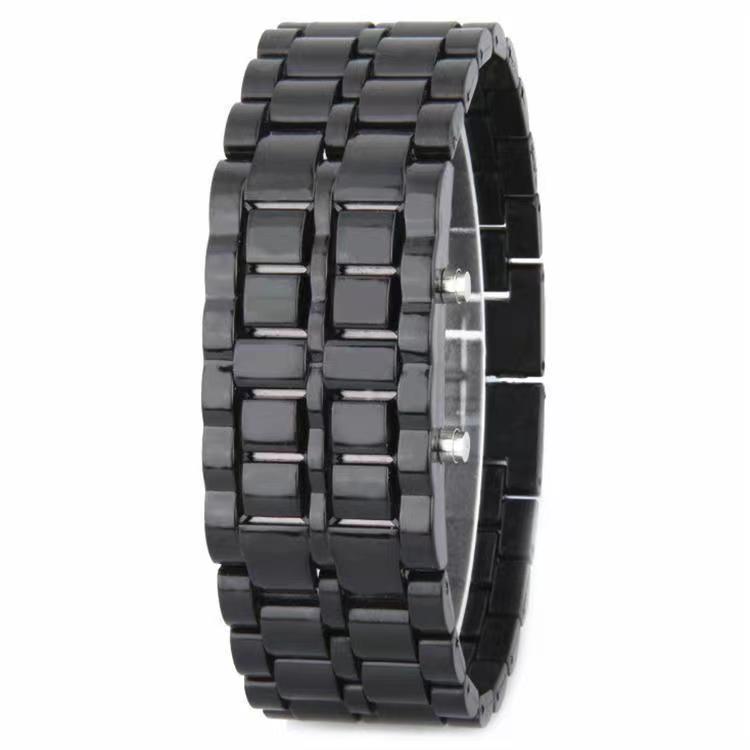 Fashion Luminous LED Lava Electronic Watches For Men And Women Sports Alloy Watched Fashion Casual Couple Chain Watche Student Watchs