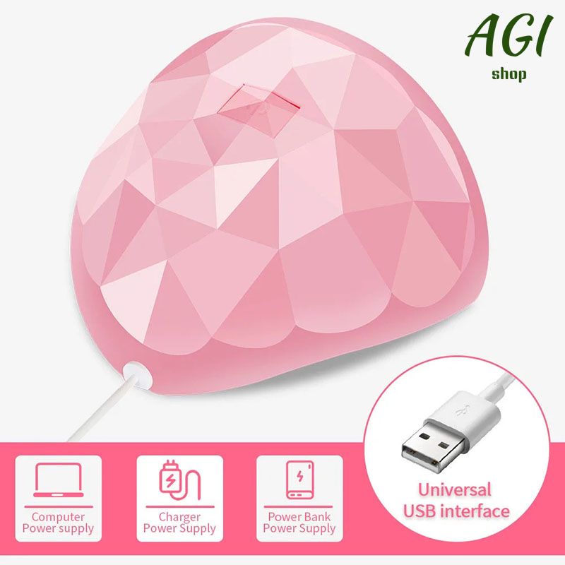 88W LED Nail Drying Lamp Manicure UV Nail Dryer Curing Gel Nail Polish 18 Lights USB Charge Professional Manicure Pedicure Nail Lamp Tools Equipment Sun Light Nail Art Tools