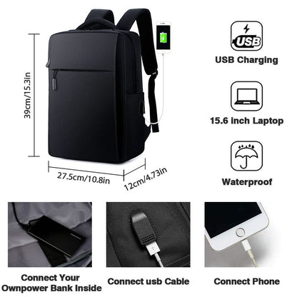 16 Inch Laptops Backpack USB Business School Bags Anti-Theft Men Women Travel Rucksacks