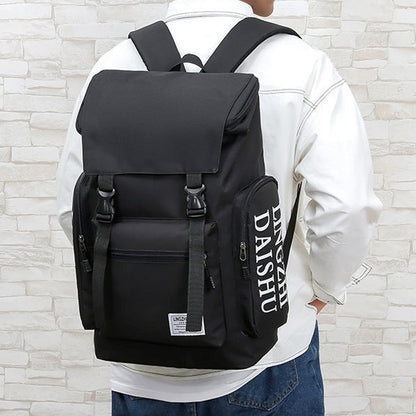 Men Backpack Large Capacity Outdoor Travel Bag Leisure Rucksack Business Commute Laptop Bag School