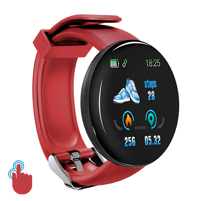 RichRipple D18 Smart Watch Heart Rate/Blood Pressure/Blood Oxyge Monitor Smart Bracelet Wristband Fitness Tracker Waterproof