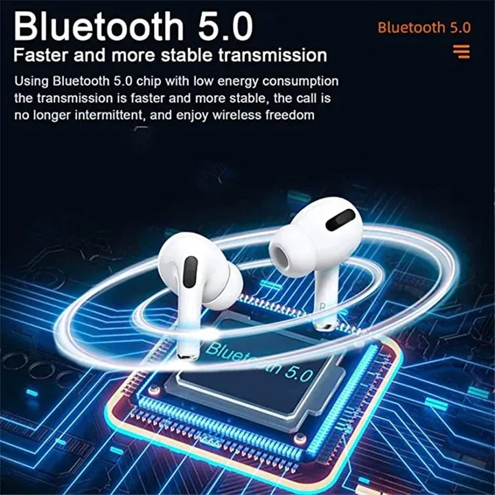 PAFEL Pro 3MAX Earpods Wireless TWS Pods Headphones Stereo Earbuds Touch Bluetooth 5.0 for iPhone Android Super Bass High Sound Quality Bluetooth earphone