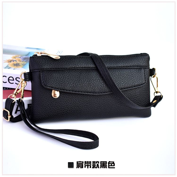 Women's Portable Fashion Wallet PU Leather Hangbag Female Long Clutch Purses Coin Pocket Phone Pocket For Ladies Money Bag