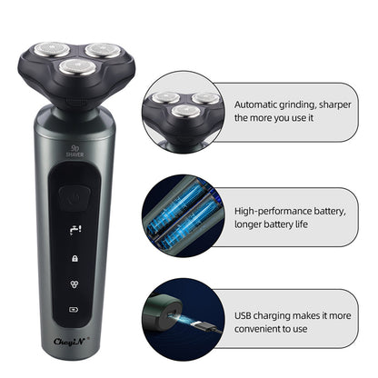 New Arrival 4 in 1 Multifunctional Electric Shaver Beard Nose Trimmer Waterproof Electric Razor Rechargeable Shaver For Men