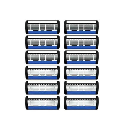 Men Shaver Razor Barber Tools Facial Hair Razor 7 Layers Blades High Quality Antique Shaving Knife Shaver With Replacement Head