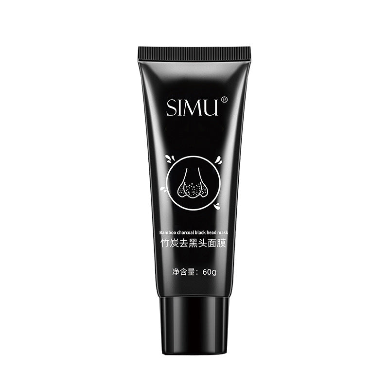Bamboo charcoal to remove blackheads, mites, acne, deep cleaning and shrinking pores, tear off facial mask, nasal paste for men and women