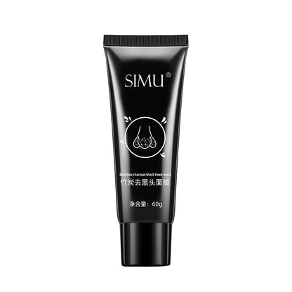 Bamboo charcoal to remove blackheads, mites, acne, deep cleaning and shrinking pores, tear off facial mask, nasal paste for men and women