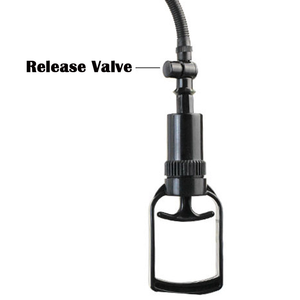 Manual Penis Vacuum Pump Cock Extender Air Pressure Enlarger Device for Male Erection Adult Sex Toy for Men