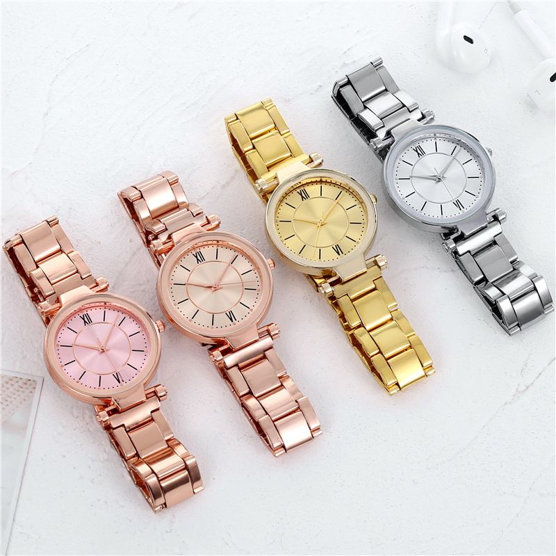 Women Watches Simple And Elegant Lady Wrist Watches Female Business Stainless Steel Casual Fashion Ladies Wristwatch Luxury Quartz Watch Valentine's Day Gift