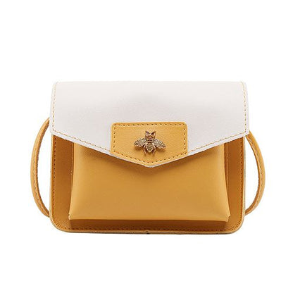 Fashion Mini Small Bee Sequined Handbag Small Bag Mobile Phone Bag Shoulder Bag key bag