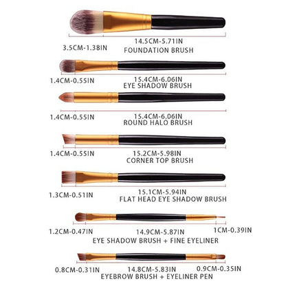 20PCS Professional Makeup Brushes Set Foundation Eyebrow Eyeliner Blush Cosmetic Brushes Concealer Brushes Eye Shadow Blending Liner Make Up Brush Kit