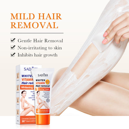 VC Hair Removal Cream Fast Painless Body Care Women Men Quick Hair Removal cream Armpit Legs Underarms 60g