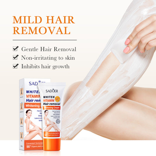 VC Hair Removal Cream Fast Painless Body Care Women Men Quick Hair Removal cream Armpit Legs Underarms 60g