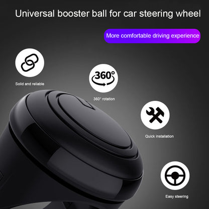 Turning Steering Wheel Booster Spinner Knob 360 Degree Rotation Metal Bearing Power Handle Ball Shaped