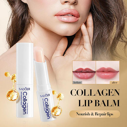Collagen Lip Balm Lasting Moisturizing Anti Cracking Repair Nourishing Improve Hydration Plumping Lipstick Skin Care