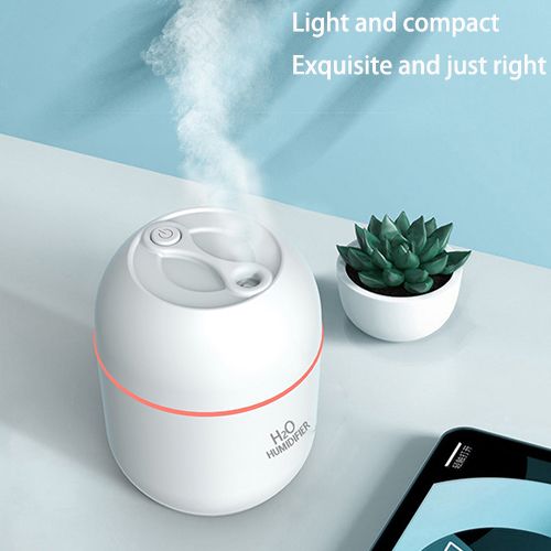 Air Humidifier Cute Aroma Diffuser With LED Night Light Cool Mist Humidifiers For Bedroom Home Car Plants Purifier Humificador Home Appliances