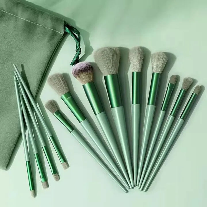 13Pcs Makeup Brushes Set Foundation Powder Eyeshadow Concealer Blending Makeup brush set Beauty Tool with Storage Bag